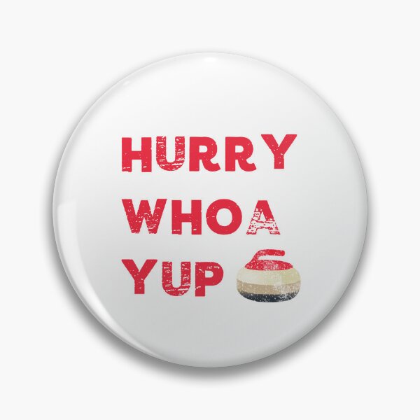 Item preview, Funny Curler Hurry Whoa Yup Curling Rock Stone designed and sold by gillys.