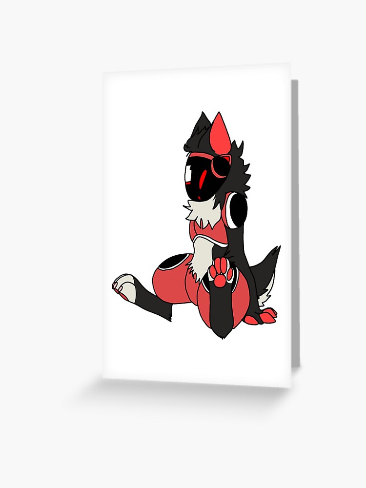 Protogen Mask | Greeting Card