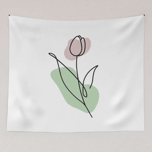 Item preview, Tulip Abstract Line Art designed and sold by LMoonDesigns.