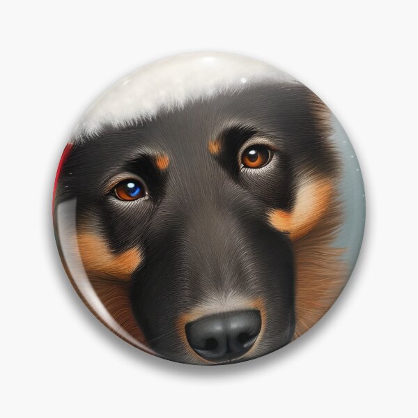 Item preview, Christmas Beauceron Wearing A Santa Hat designed and sold by ZenEverAI.