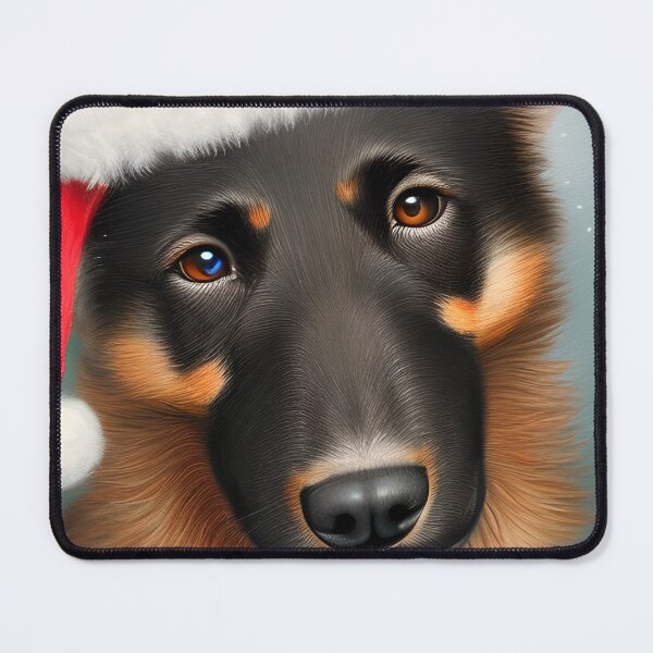 Item preview, Christmas Beauceron Wearing A Santa Hat designed and sold by ZenEverAI.
