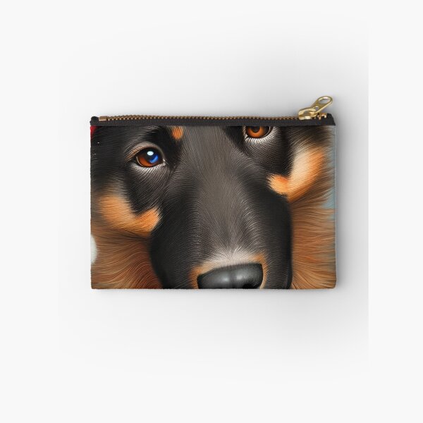 Item preview, Christmas Beauceron Wearing A Santa Hat designed and sold by ZenEverAI.
