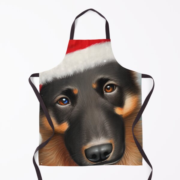 Item preview, Christmas Beauceron Wearing A Santa Hat designed and sold by ZenEverAI.