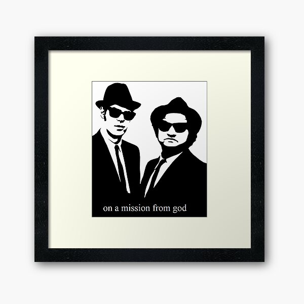 Blues Brothers Framed Prints Redbubble