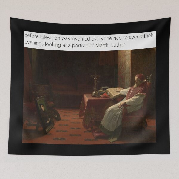 Item preview, Before Television was invented People Portraited Martin Luther - Thanksgiving, Christmas And Birthday Party Gift Ideas for Classic Memes Lovers and Fans designed and sold by Memeing Everything.