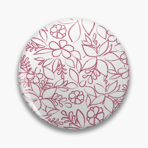 Item preview, White Background Viva Magenta Flowers designed and sold by PerlaDesignArt.