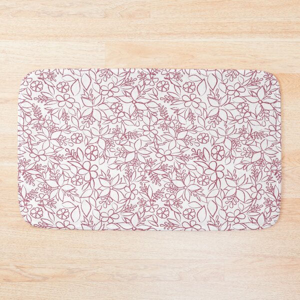 Item preview, White Background Viva Magenta Flowers designed and sold by PerlaDesignArt.