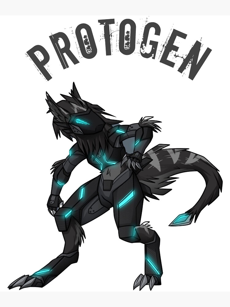 Protogen Mask | Greeting Card