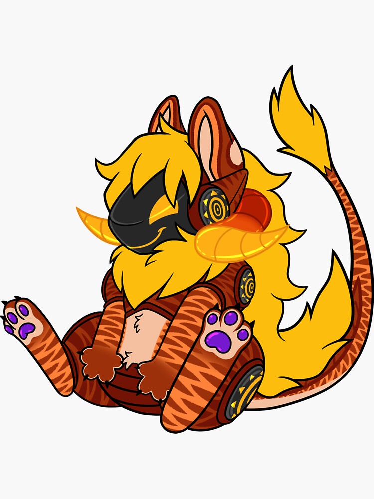 A Happy Protogen profile Sticker for Sale by Hart07