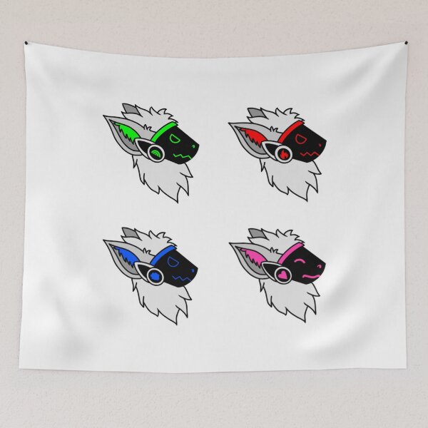 Item preview, Protogen Sticker Pack designed and sold by BrannonErnser.