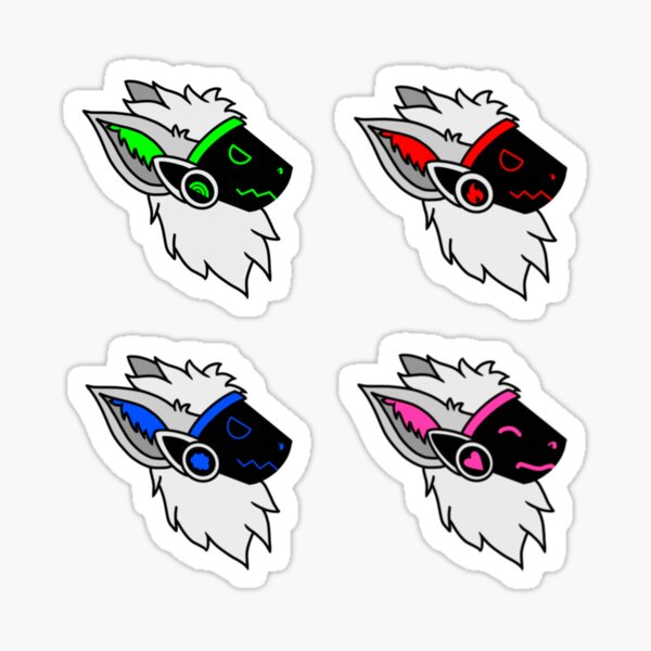 Item preview, Protogen Sticker Pack designed and sold by BrannonErnser.