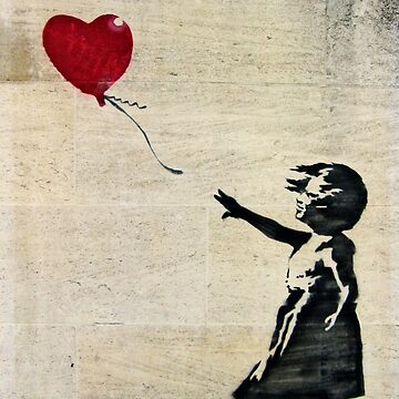 Artwork thumbnail, Banksy's Girl with a Red Balloon III by zuluspice