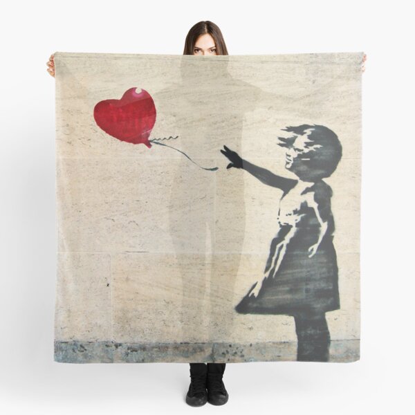 Aperçu de l'œuvre La fille de Banksy avec un ballon rouge III créée et vendue par zuluspice.