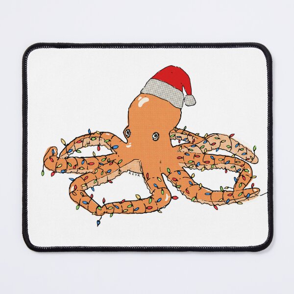Item preview, Festive Octopus Christmas Card designed and sold by kcyk.