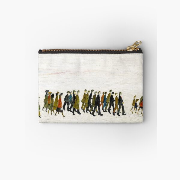 Item preview, Procession In South Wales - L S Lowry Large art prints designed and sold by buzztop.