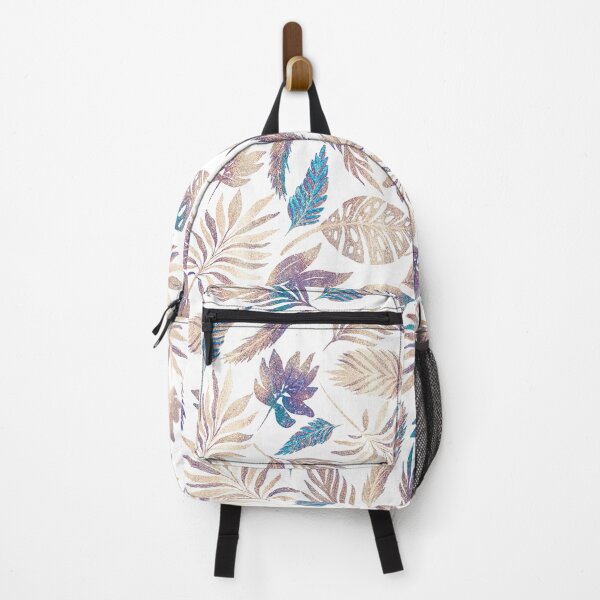 Item preview, Modern Gold Blue Tropical Leaves Design designed and sold by NdesignTrend.