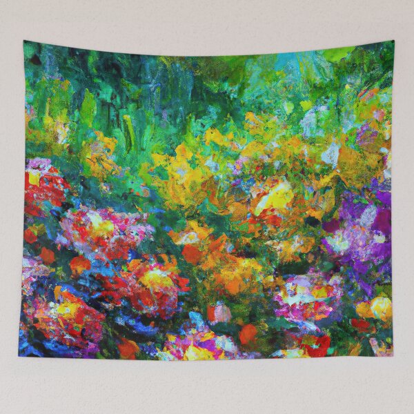 Item preview, Flower Garden Monet designed and sold by maniacfitness.