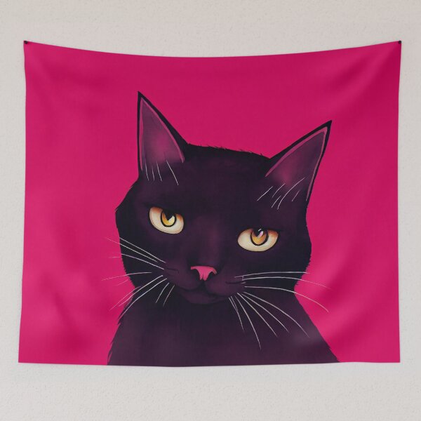 Item preview, Bombay cat on pink background designed and sold by AppleElf.