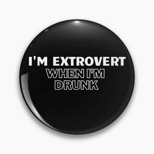 Item preview, Soy extrovertido cuando estoy borracho designed and sold by Nivel-Designs.