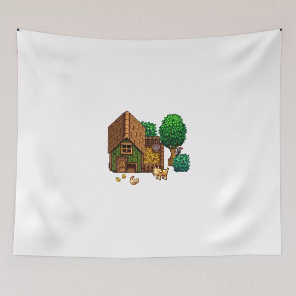 Item preview, Retro Pixel Farm House designed and sold by maybeoffensive.