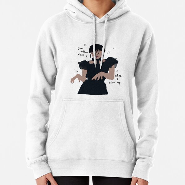 you better duck when I show up, wednesday dancing Pullover Hoodie