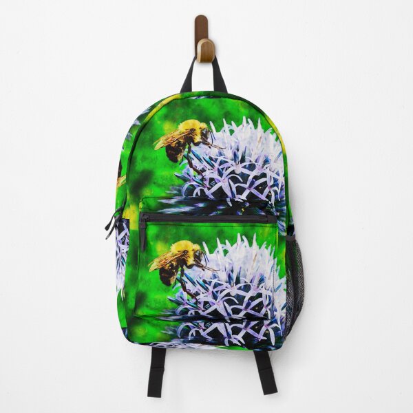 Item preview, Bee On Small Globe Thistle designed and sold by Robert Alsop.