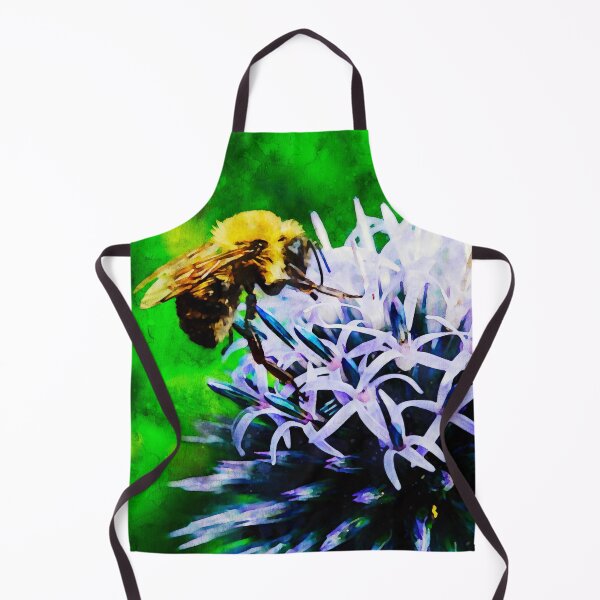 Item preview, Bee On Small Globe Thistle designed and sold by Robert Alsop.