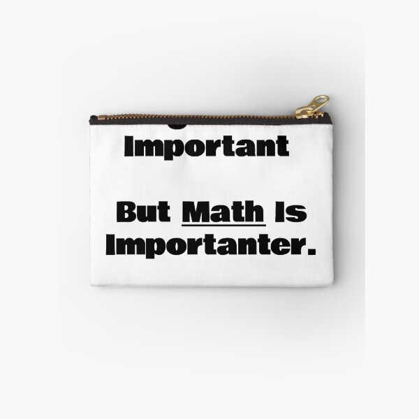 Item preview, English Is Important But Math Is Importanter designed and sold by KiziuMiziu ⭐⭐⭐⭐⭐.
