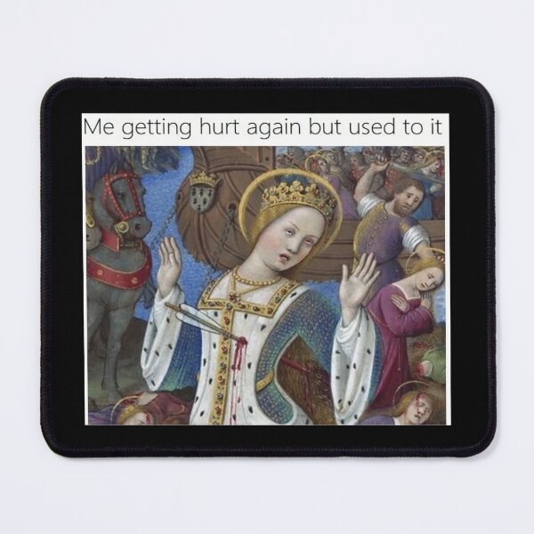 Item preview, Me Getting Hurt again but used to it - Thanksgiving, Christmas And Birthday Party Gift Ideas for Classic Memes Lovers and Fans designed and sold by Memeing Everything.