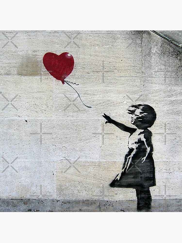Banksy's Girl with a Red Balloon by zuluspice