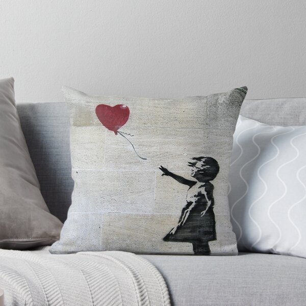 Aperçu de l'œuvre La fille de Banksy avec un ballon rouge créée et vendue par zuluspice.