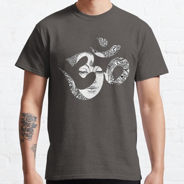 Item preview, Aum symbol with Face of Buddha Abstract designed and sold by MayDayDesigns.