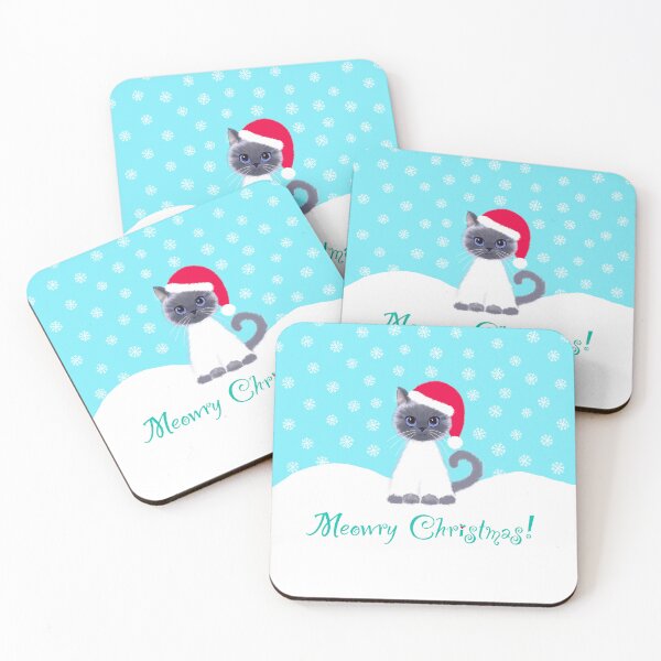 Item preview, Meowry Christmas! designed and sold by QuirkyCatz.