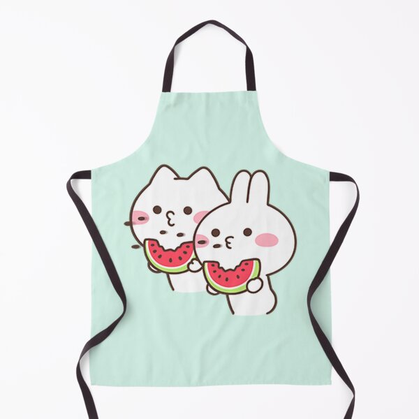 Item preview, Cute Couple Rabbit Eating Watermelon Yum Yum Together designed and sold by horseford76.