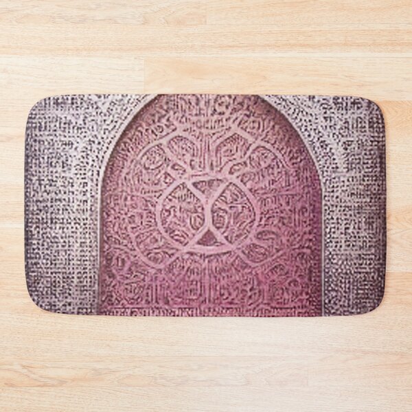Item preview, pink mosaic and ancient Arab Islamic writing/ piece of art designed and sold by MaissaArt.