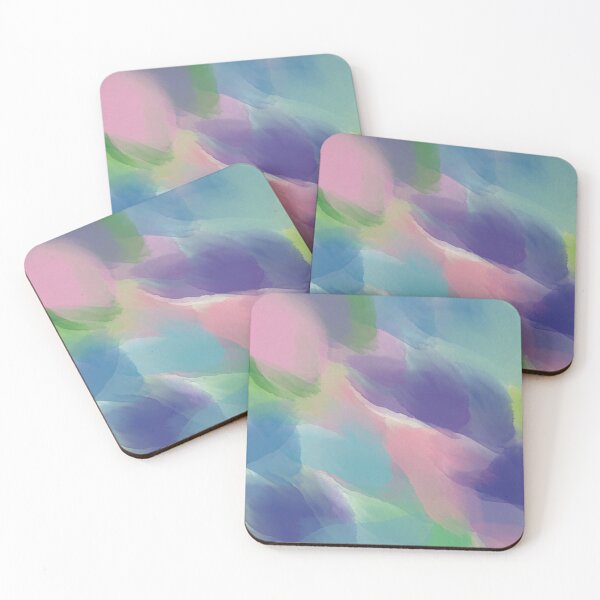 Aperçu de l'œuvre peinture aquarelle abstrait coloré créée et vendue par PINKKit.