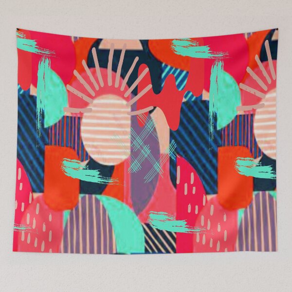 Item preview, Abstract Art,2, Abstraction, bold colorful abstract playful design inspired by nature designed and sold by Adri Barnard.