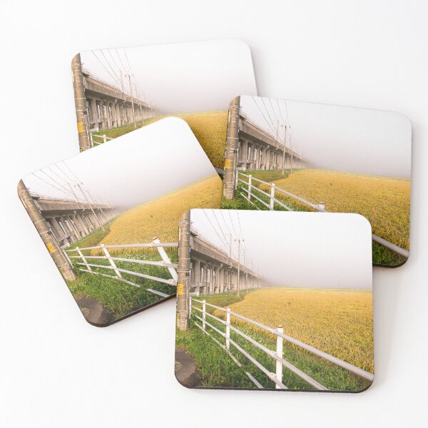 Item preview, Japan Railway disappearing through a wall of fog after typhoon designed and sold by AvonPerception.