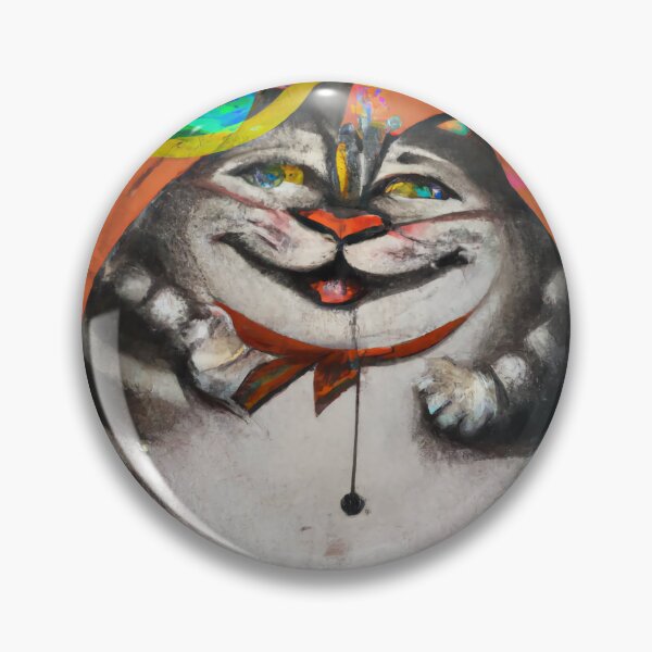 Item preview, Circus Tabby Cat Abstract Art designed and sold by a-rxhim.