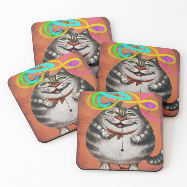 Item preview, Circus Tabby Cat Abstract Art designed and sold by a-rxhim.