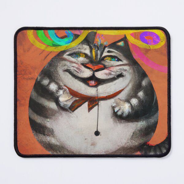 Item preview, Circus Tabby Cat Abstract Art designed and sold by a-rxhim.