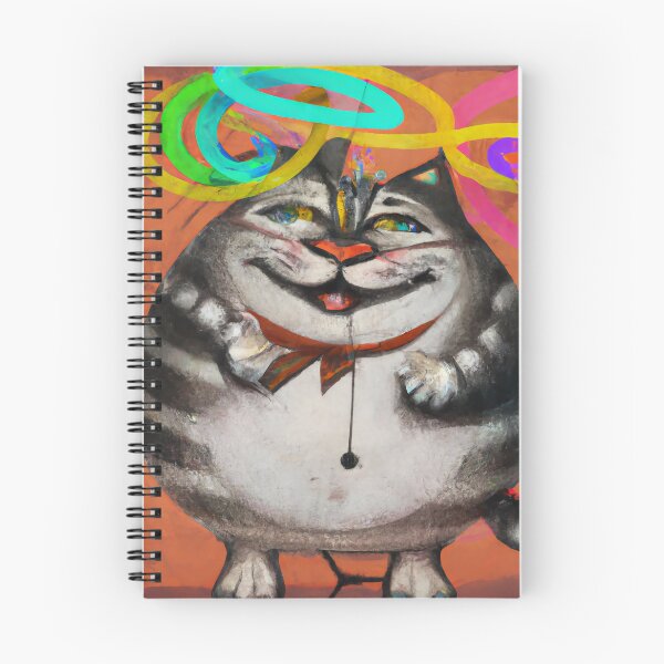 Item preview, Circus Tabby Cat Abstract Art designed and sold by a-rxhim.