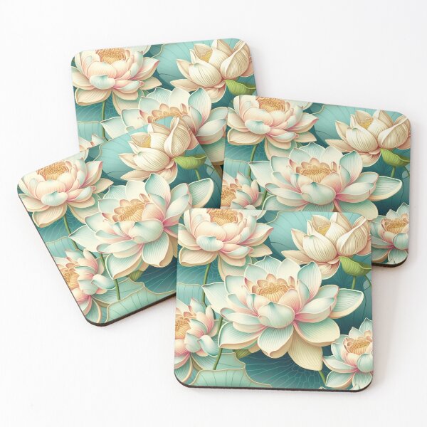Item preview, Lotus Flower | Water Lily | Japanese Style | Ukiyo-e designed and sold by Olenaus.