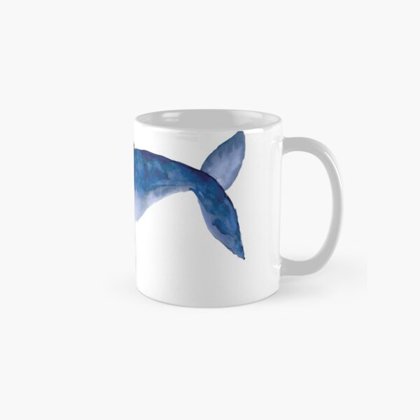 Humpback Whale in watercolor Classic Mug