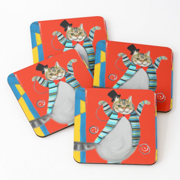 Item preview, Top hat Cat playing in the Circus holiday designed and sold by a-rxhim.