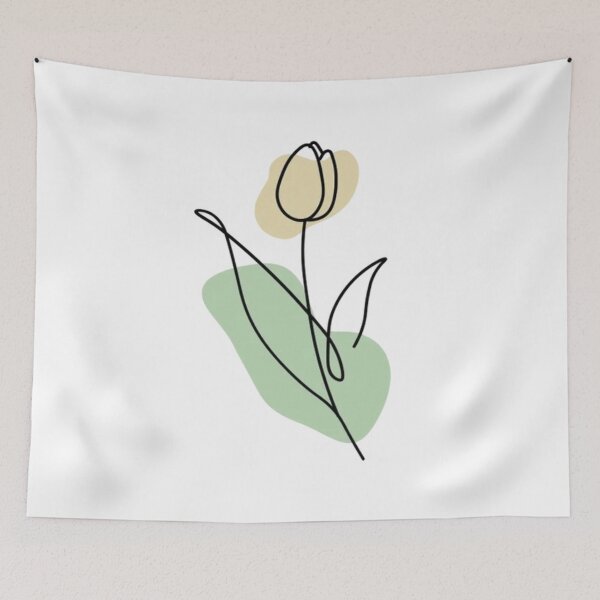 Item preview, Tulip Abstract Line Art designed and sold by LMoonDesigns.