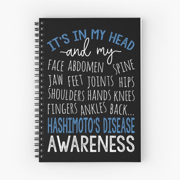 Item preview, In My Head And My Body Hashimotos Awareness designed and sold by Ripper19.