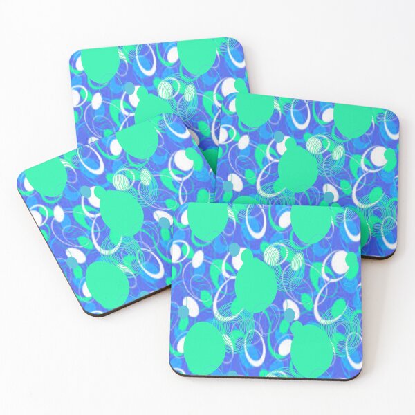 Item preview, Beach Vibes, Abstraction, bold colorful abstract playful design inspired by nature designed and sold by Adri Barnard.