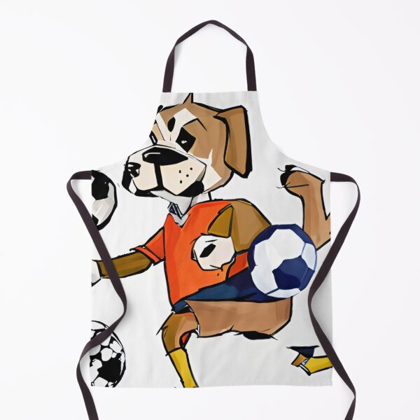 Item preview, A dog playing football designed and sold by RiseAbove22.