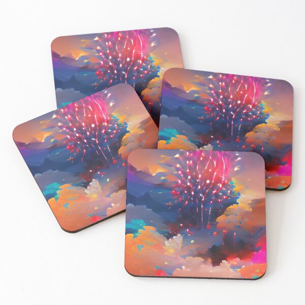 Item preview, Fireworks | Artificial Inteligence Generated Art designed and sold by AllAboutAI.